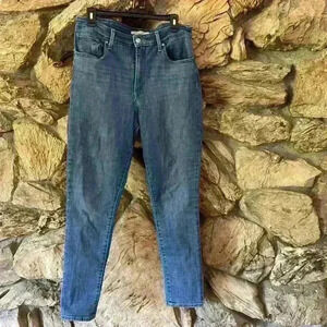 LEVIS 721 - HIGH RISE SKINNY JEANS - COLOR BLUE - WOMENS - SIZE 32